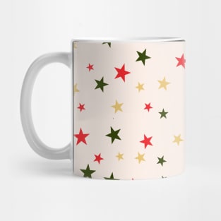 Sparking Stars - Gilded Traditions - Minimalist Colorful Holidays Mug